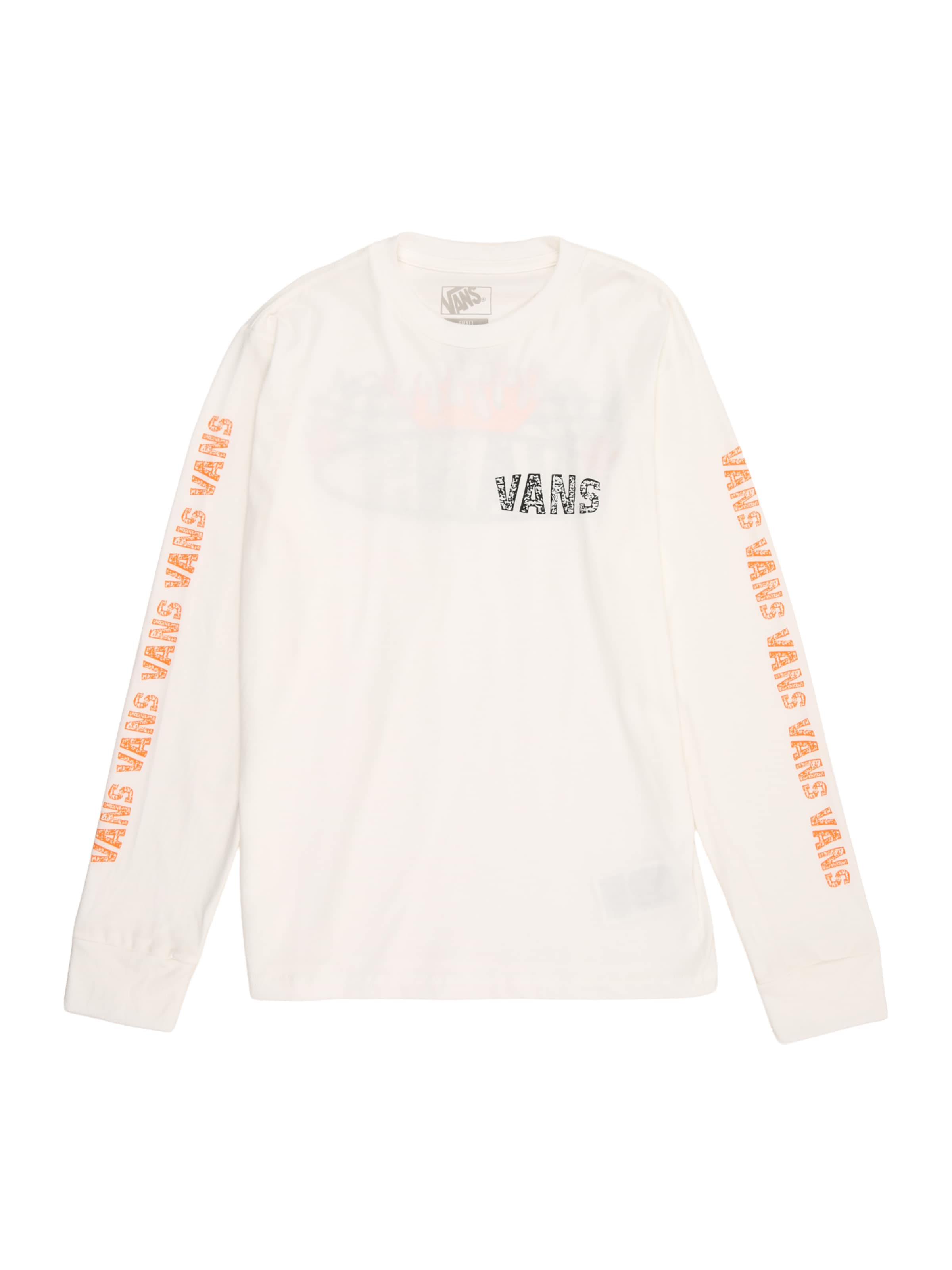 VANS Shirt 'RACING FLAMES' in White: front
