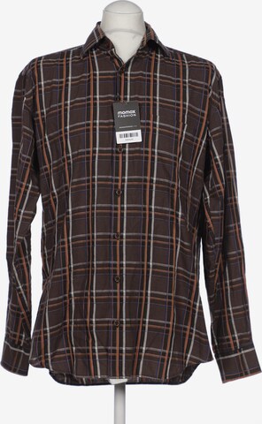 JUPITER Button Up Shirt in XS in Brown: front