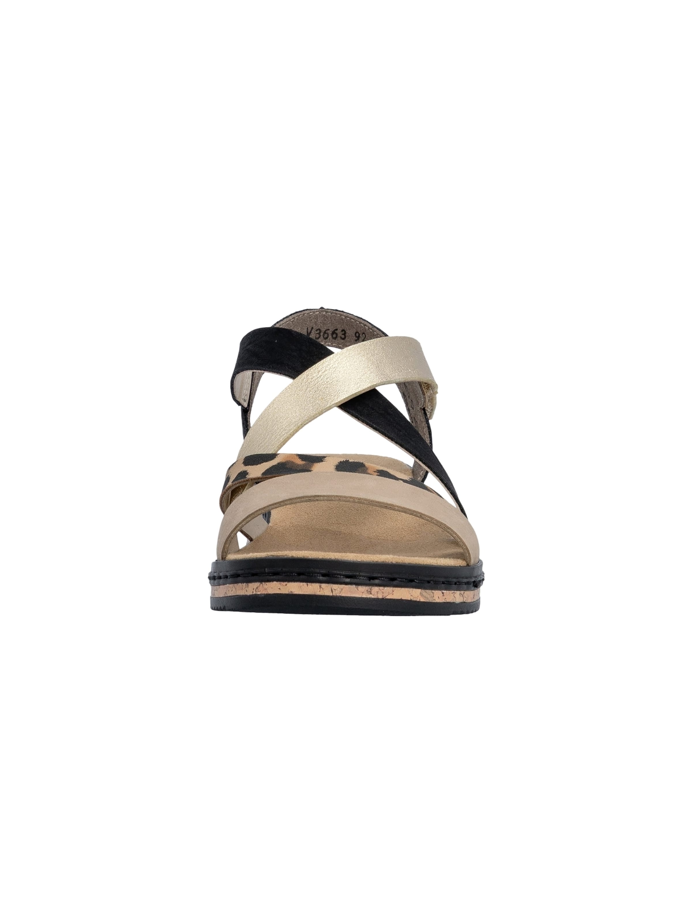 Sandalo di Rieker in nero