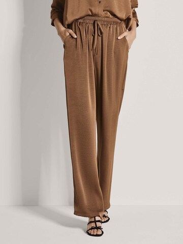 Loosefit Pantalon MADELEINE en marron : devant