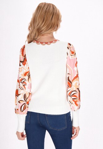 Pull-over 'Fashion Look' usha FESTIVAL en blanc