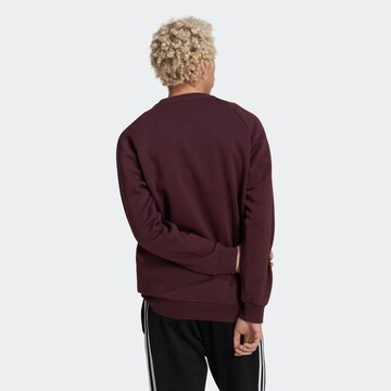 ADIDAS ORIGINALS Regular fit Sweatshirt 'Adicolor Classics 3-Stripes' in Rood