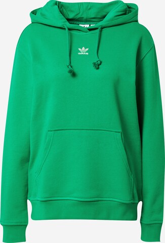 Bluză de molton 'Adicolor Essentials ' de la ADIDAS ORIGINALS pe verde: față