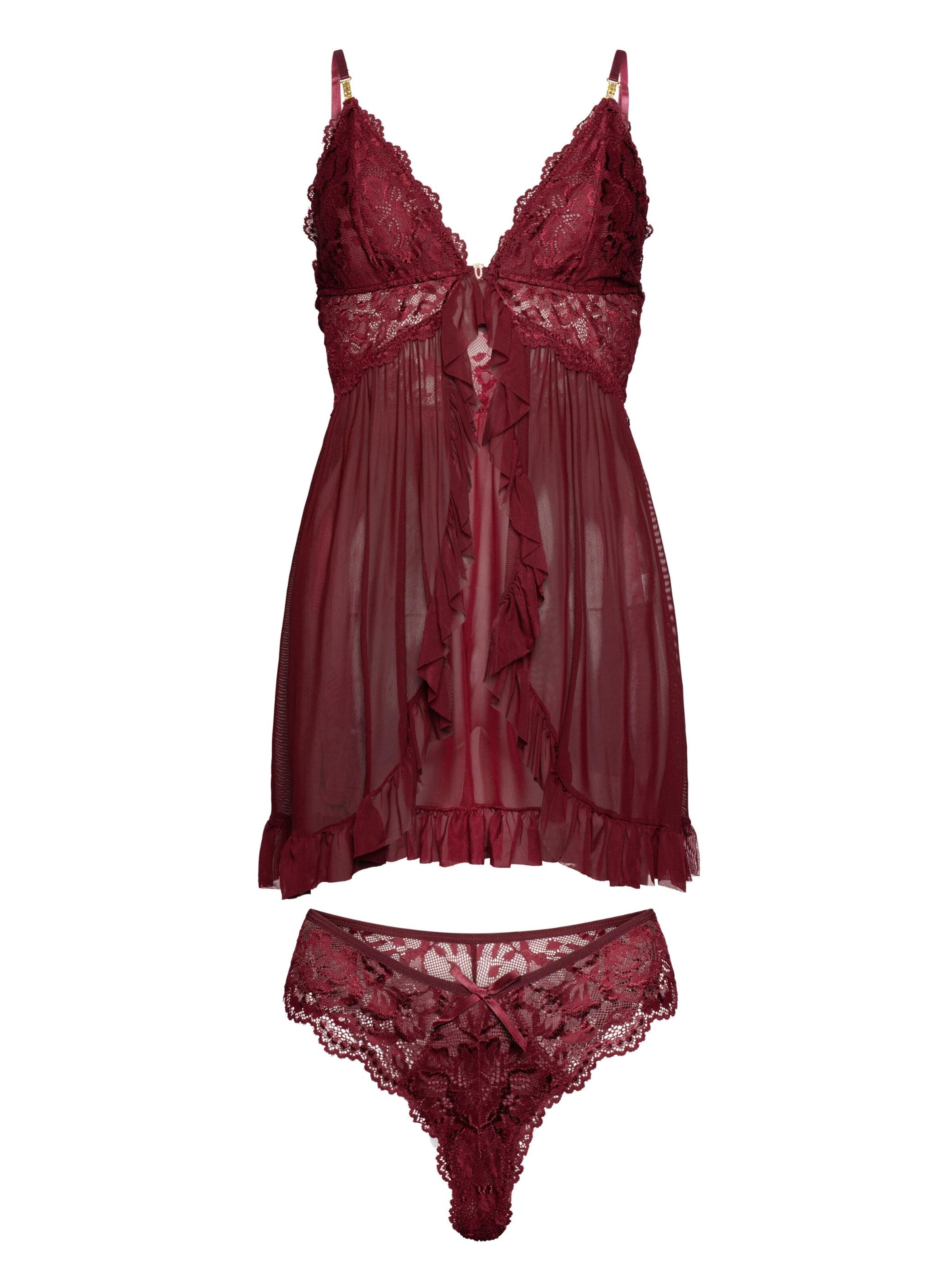 Orchibelle Negligee 'Luna' in Purple: front