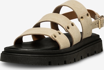 Shoe The Bear Sandalen met riem 'Rebecca' in Grijs: voorkant