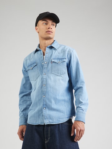 LEVI'S ® - Regular Fit Camisa 'Barstow Western' em azul: frente