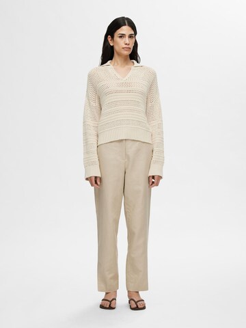 SELECTED FEMME Pullover i beige