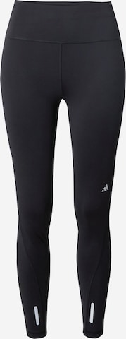 ADIDAS PERFORMANCE Skinny Sportbroek 'Ultimate' in Grijs: voorkant