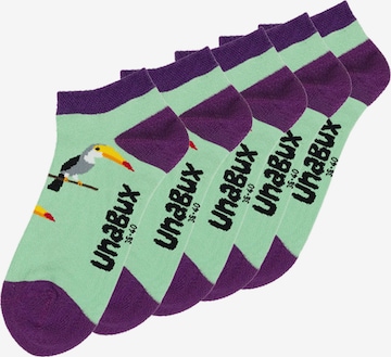 UNABUX Socks in Green: front