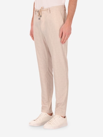 Distretto12 Regular Chino Pants 'Vidal' in Beige