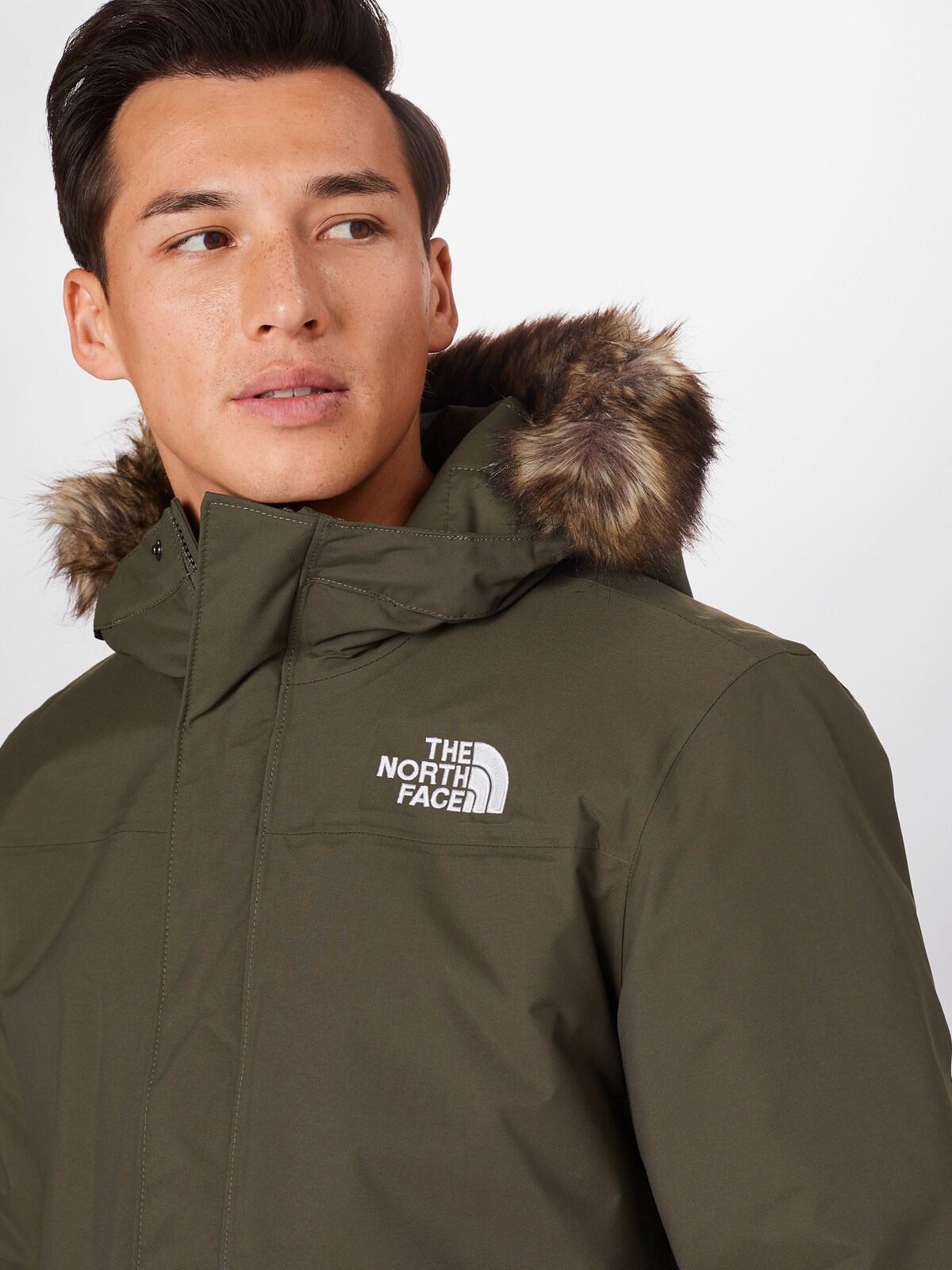 THE NORTH FACE Jacke 'M RECYCLED ZANECK JACKET ' in khaki ABOUT YOU