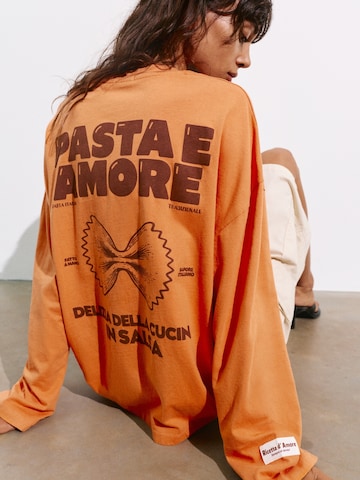 Pull&Bear Majica | oranžna barva