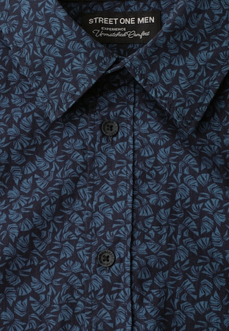Street One MEN Regular Fit Hemd in Blau
