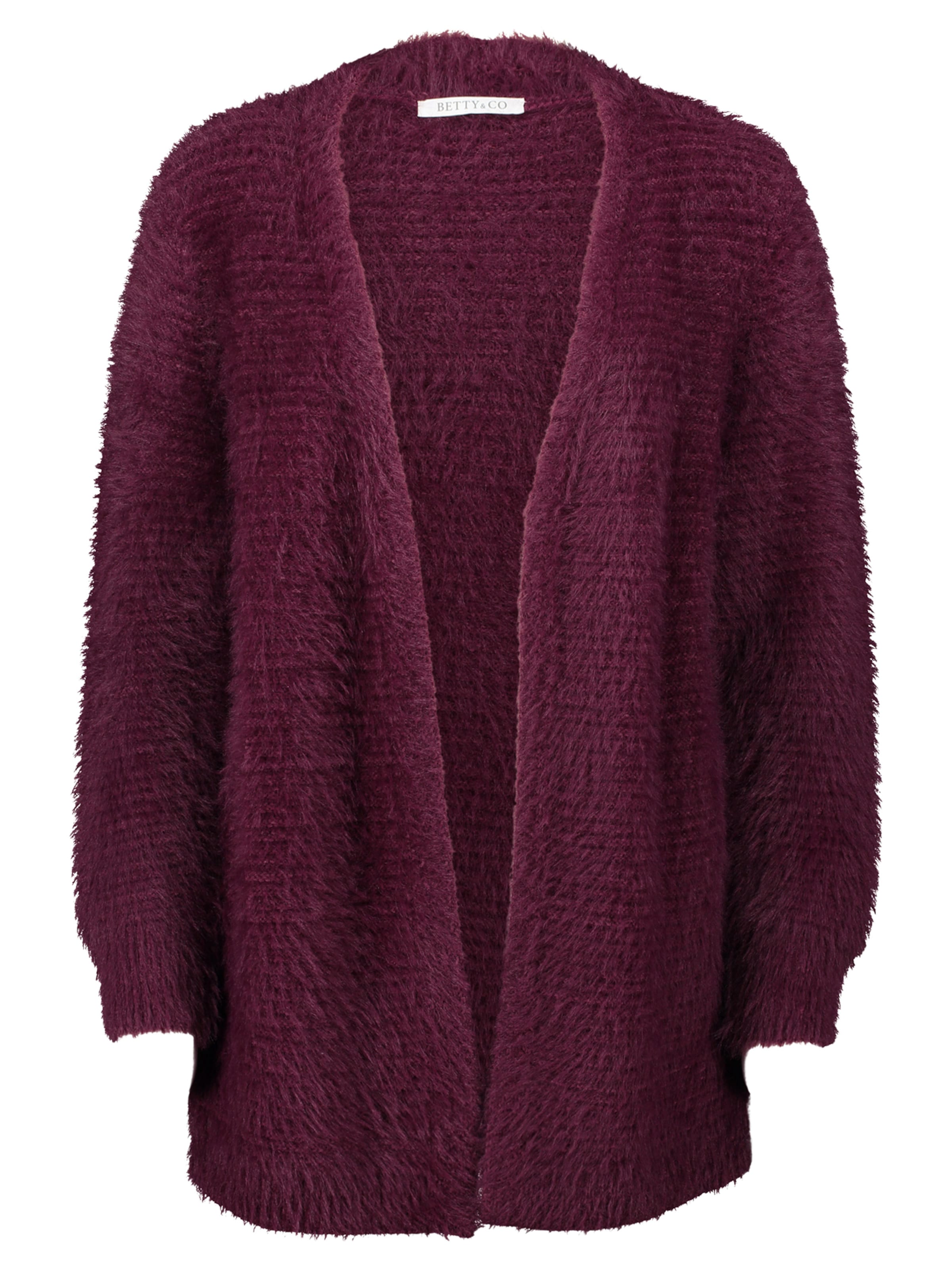 Betty & Co Knit cardigan in Purple: front