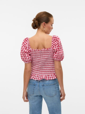 VERO MODA Shirt 'VMCarrie' in Rood