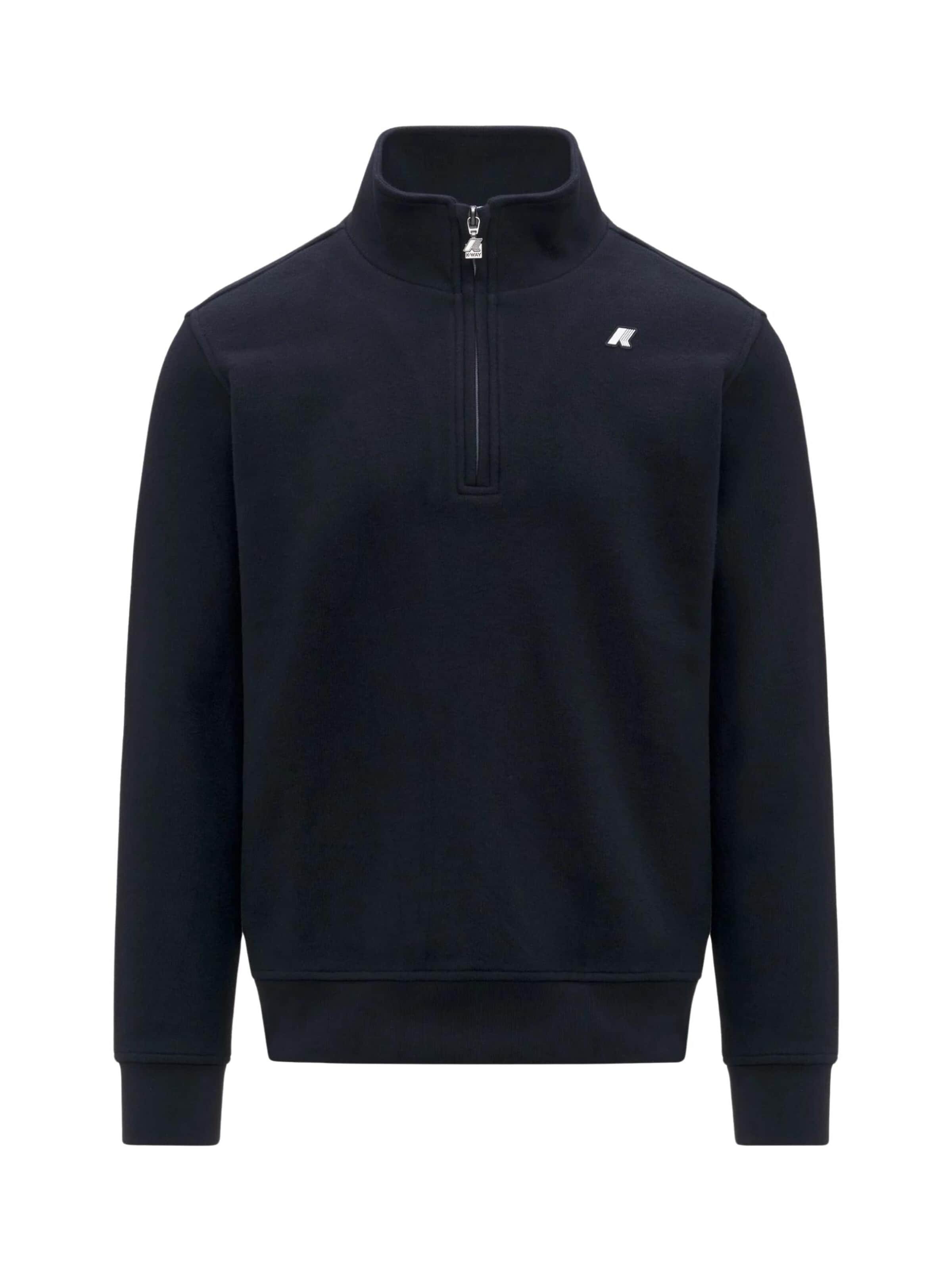 K-Way Pullover 'K-WAY FINNICK HEAVY FLEECE Maglieria'‌‌‌‌‌‌ in Blau: Vorderseite