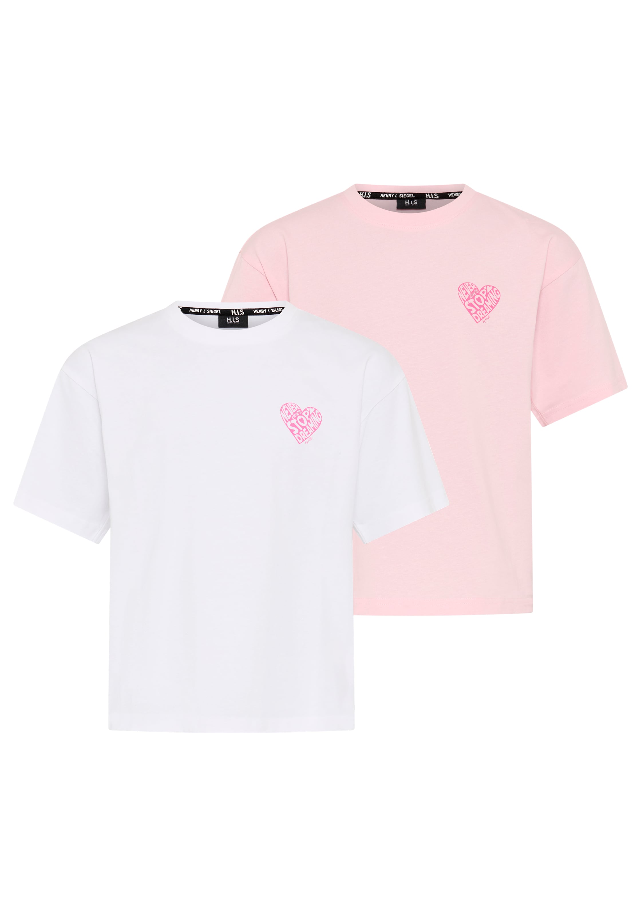 H.I.S EM Shirt in Pink: front