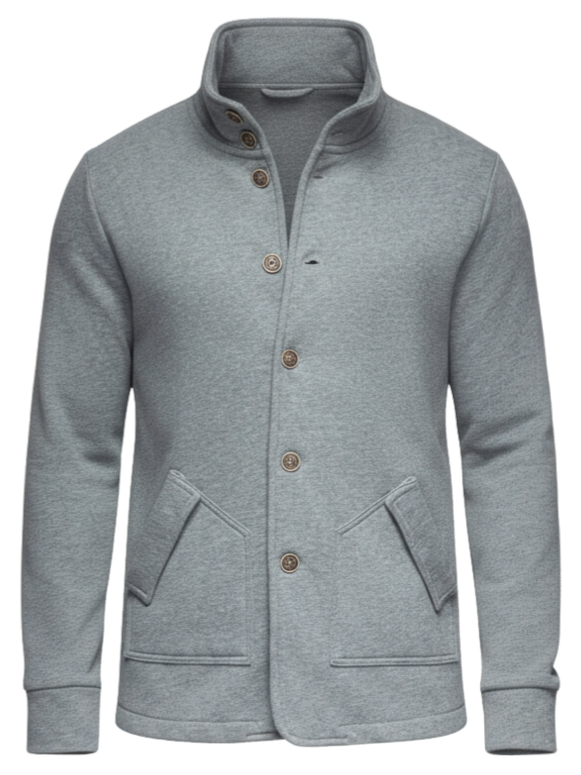 Ombre Sweatshirt in Grijs: voorkant