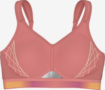 Soutien-gorge de sport ' Triaction Cardio Flow ' TRIUMPH en rose : devant