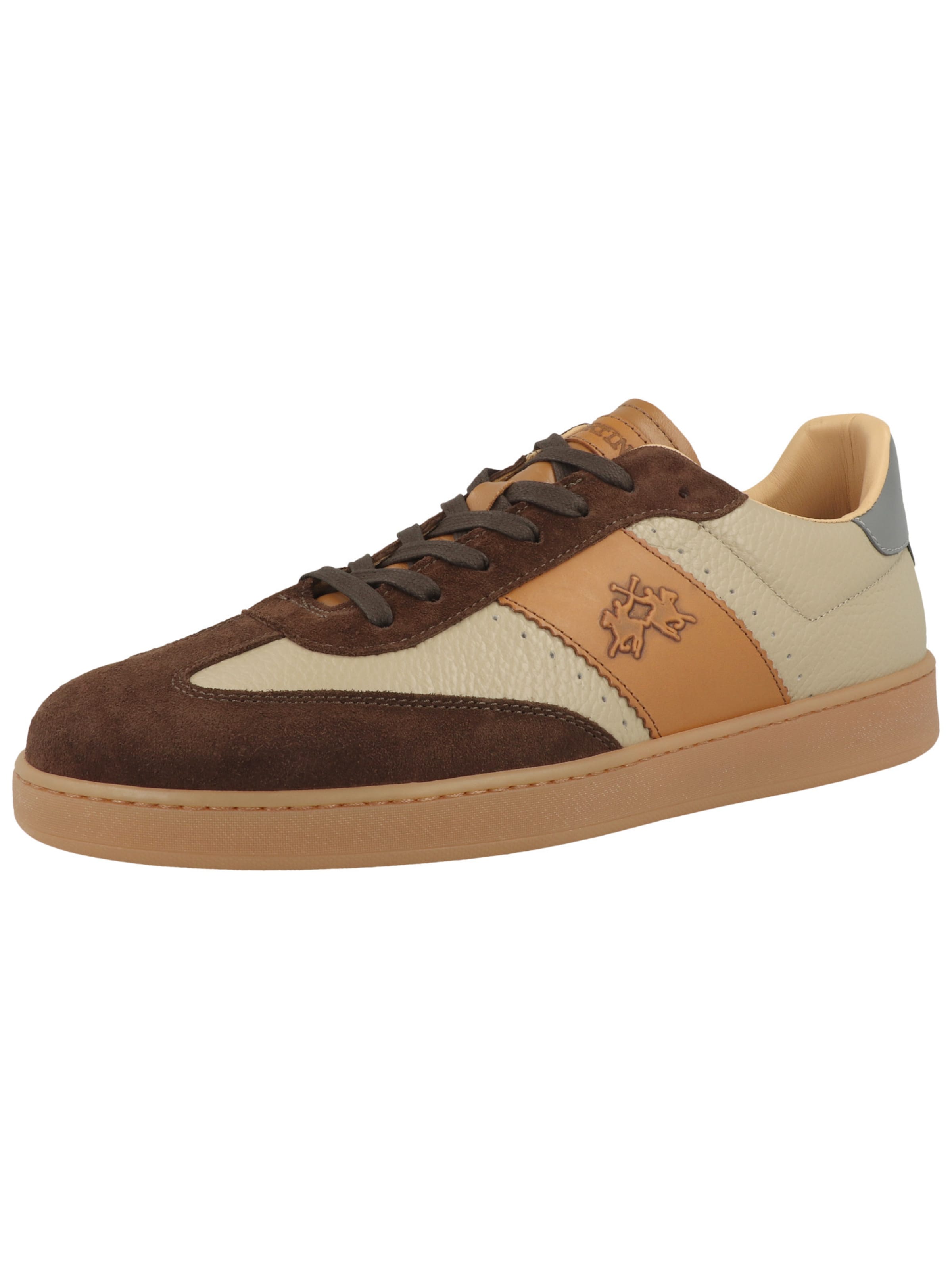 La Martina - Zapatillas deportivas bajas 'LFM262' en beige: frente