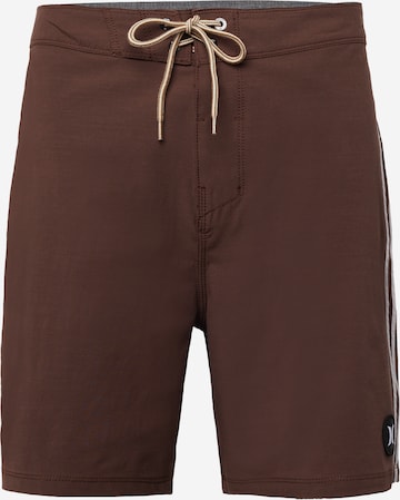 Hurley - regular Bermudas en marrón: frente