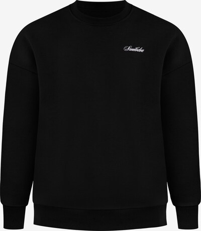 Smilodox Oversize Sweatshirt Feyd in XS-S in schwarz, Produktansicht