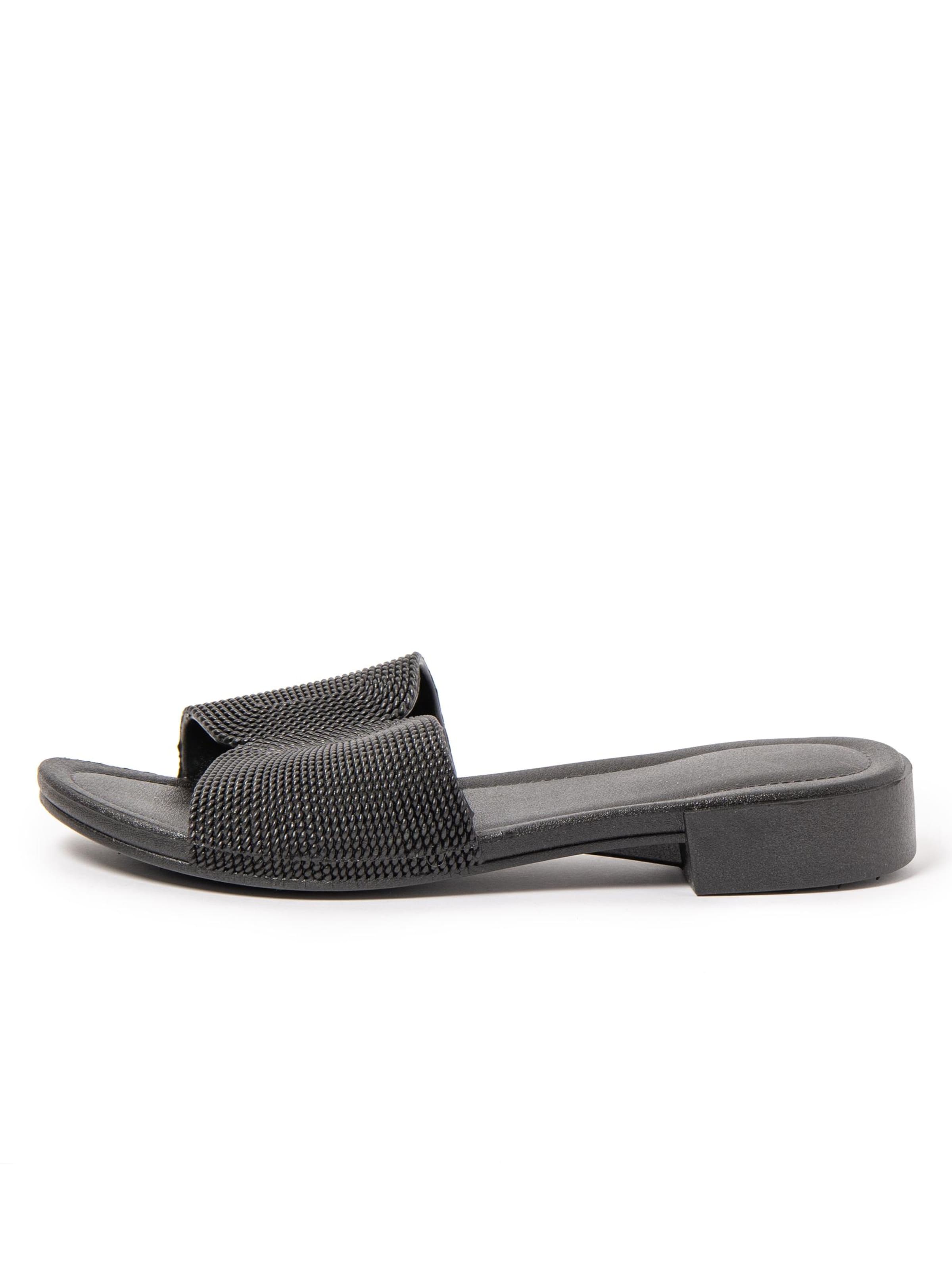 Brasileras Pantolette 'Platz'‌‌‌‌‌‌ in Schwarz: Vorderseite