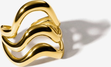 hiBALI Ring 'Layer Ring' in Gold: Vorderseite
