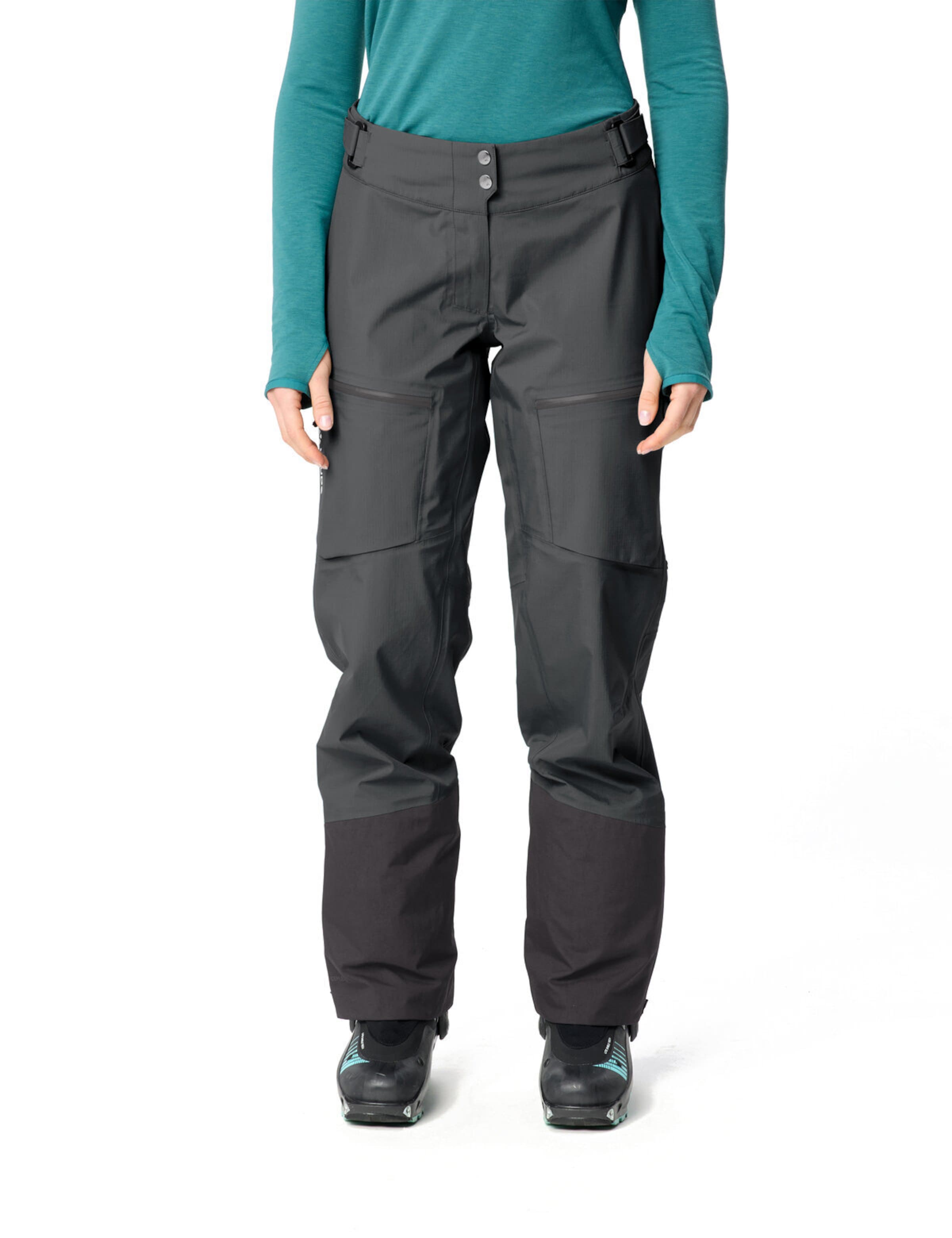 VAUDE Regular Sports trousers 'Monviso II' in Grey: front