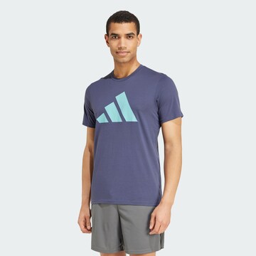 T-Shirt fonctionnel 'Train Essentials Feelready' ADIDAS PERFORMANCE en bleu : devant
