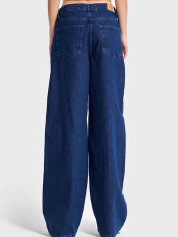 IT'S BASIC Wide leg Jeans in Blue