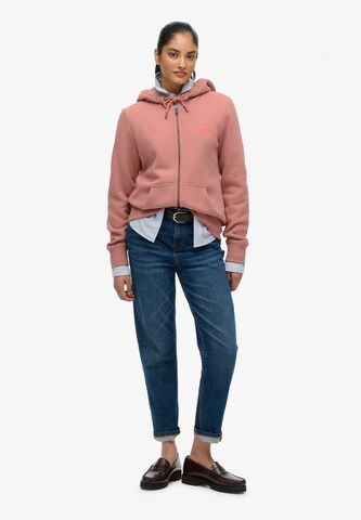 Veste de survêtement 'Essentials' Superdry en rose