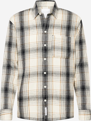 HOLLISTER Regular fit Button Up Shirt in Beige: front