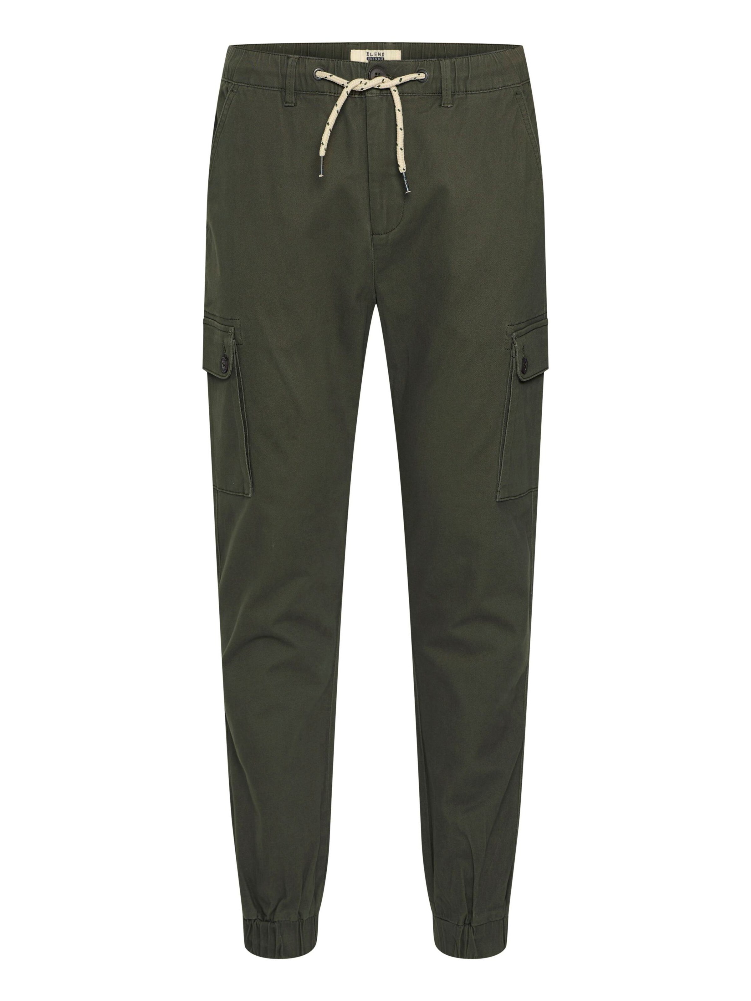 Pantaloni cargo 'Sellini' di BLEND in verde: frontale