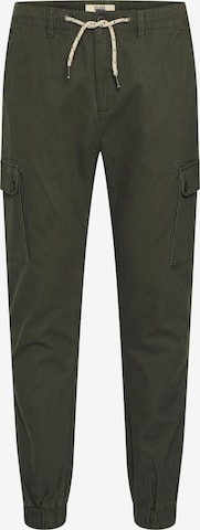 Pantalon cargo 'Sellini' BLEND en vert : devant