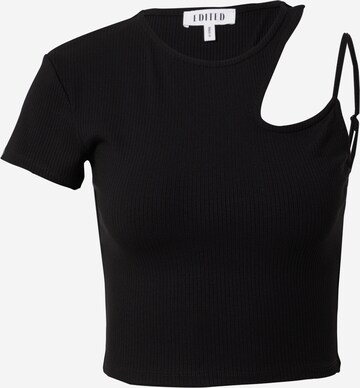 EDITED T-shirt 'Metta' i svart: framsida