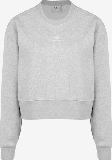 ADIDAS ORIGINALS Sweatshirt 'Adicolor Essentials' in graumeliert / weiß, Produktansicht