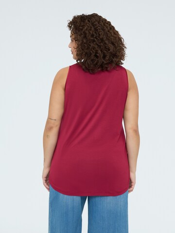Top di Fiorella Rubino in rosso
