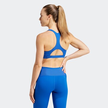 ADIDAS PERFORMANCE Bralette Sports Bra 'Adizero Essentials' in Blue