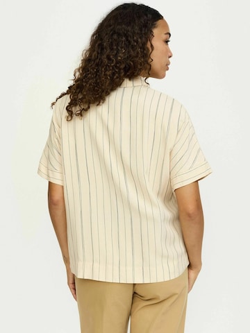 T-shirt ' SRMargot ' Soft Rebels en beige : derrière
