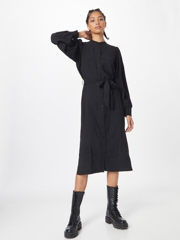 Moves Košilové šaty 'Kolman' – černá: přední strana