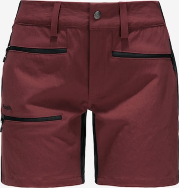 Haglöfs Regular Outdoor Pants 'Rugged Flex' in Red: front