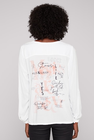 Camicia da donna 'Memory Lane' di Soccx in bianco: frontale