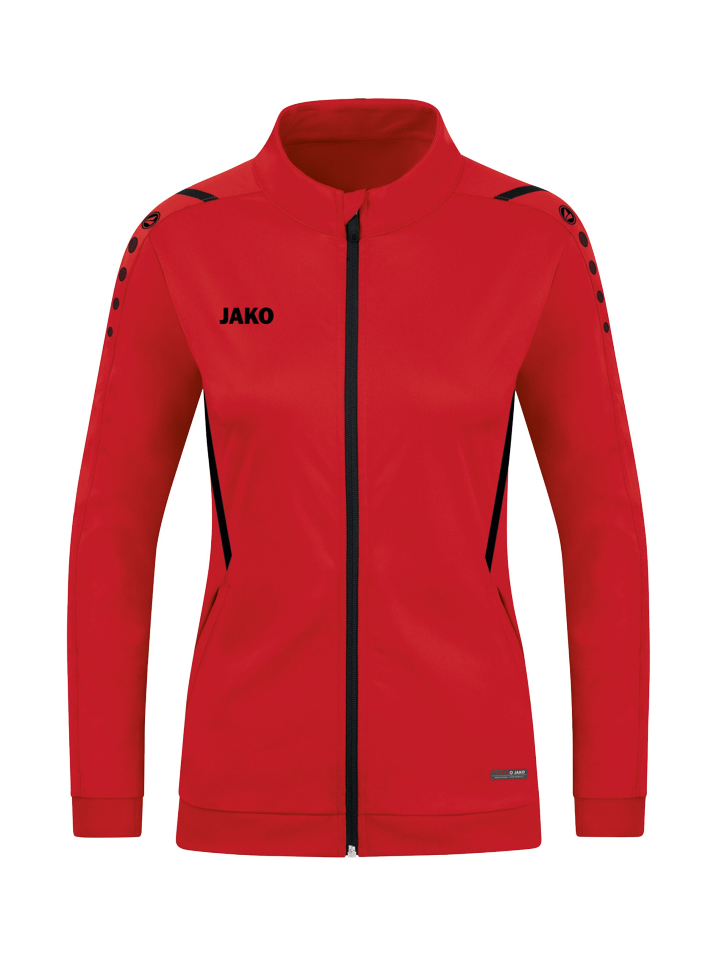JAKO Sportjacke 'Challenge' in Rot: Vorderseite