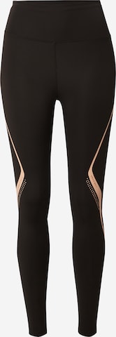 Röhnisch - Skinny Pantalón deportivo 'Speed Line' en negro: frente