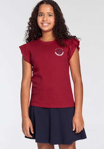 DELMAO Shirt in Red: front