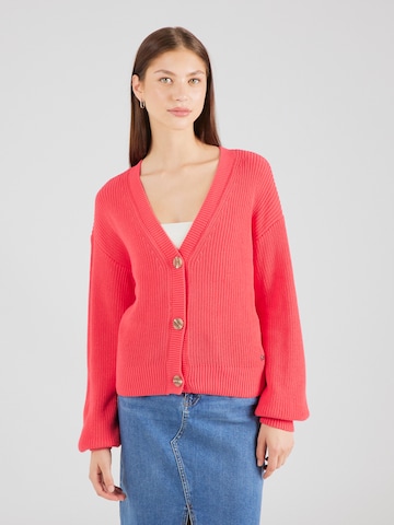 GARCIA Knit Cardigan in Pink: front