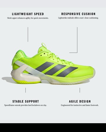 Scarpa sportiva 'Adizero Ubersonic 5' di ADIDAS PERFORMANCE in verde