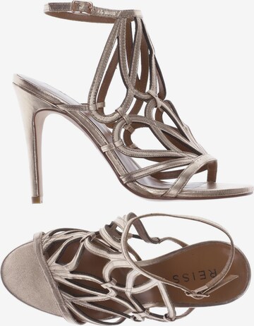 Reiss Sandals & High-Heeled Sandals in 38 in Gold: front