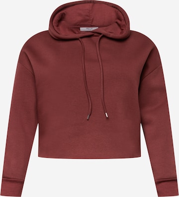 ABOUT YOU CurvySweater majica 'Natascha' - crvena boja: prednji dio